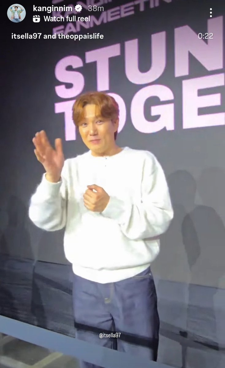 theoppaislife's tweet image. My ig reel made it to Kangin's IG story 😭😭😭😭

#KANGIN #2026_KANGIN_STUNNINGTOGETHER_IN_MANILA