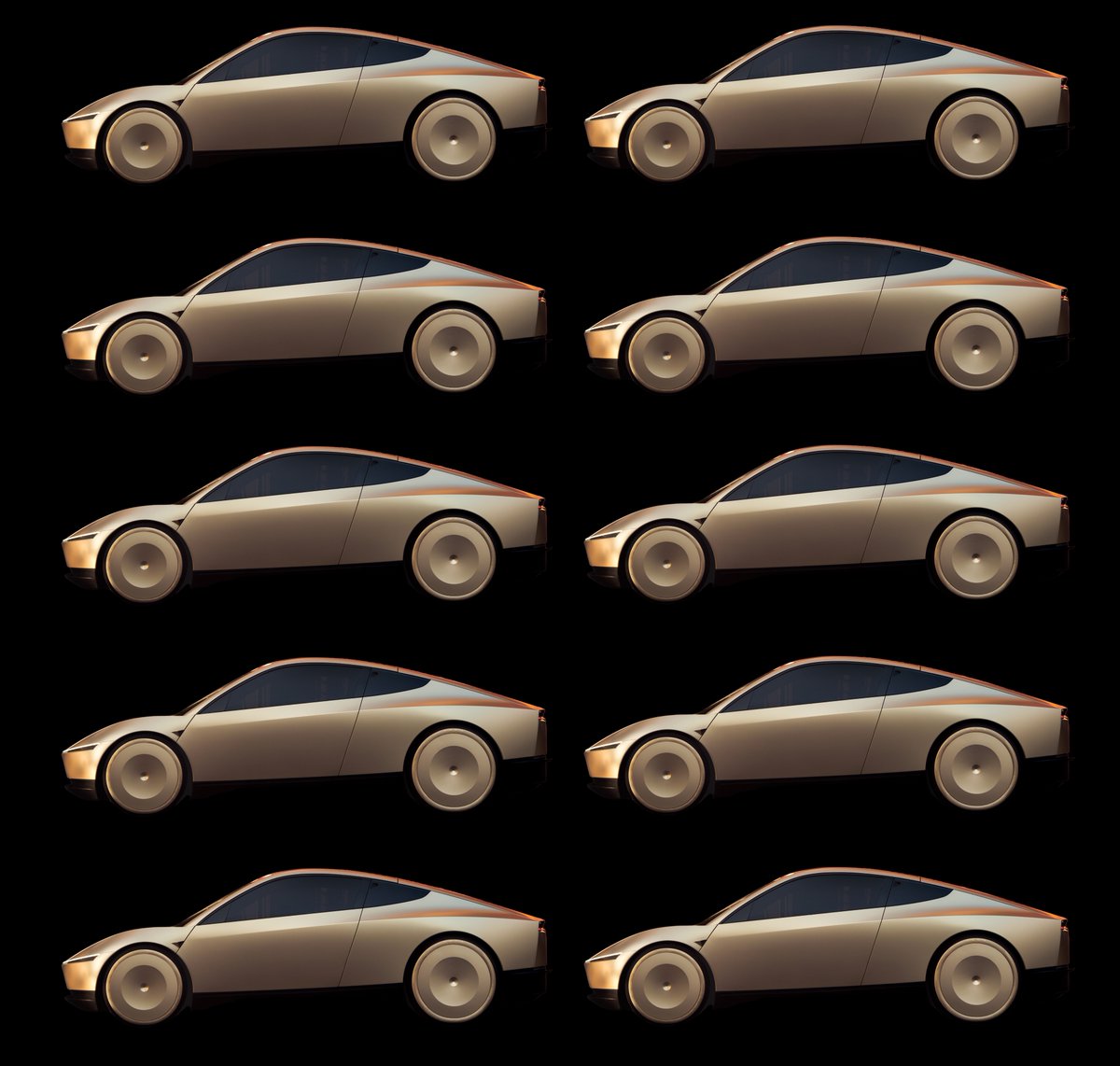 SawyerMerritt's tweet image. There are now at least ten @Tesla Cybercabs testing on public roads between, Austin, the Bay Area, Buffalo and Chicago.

Testing in 4 states.