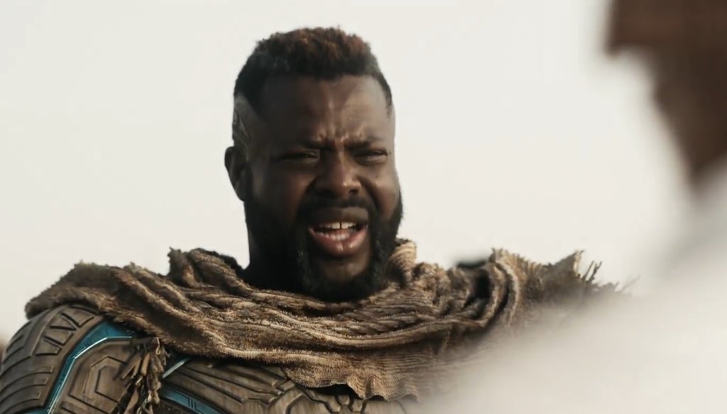 DiscussingFish's tweet image. First Look at M’Baku and Tron Ares in ‘AVENGERS: DOOMSDAY’:

“King M’Baku of Wakanda”

“John Tron. The Grid.”