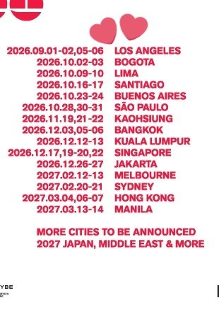 kimjeonayesha's tweet image. OMG JUNGKOOK BIRTHDAY WILL CELEBRATE IN LOS ANGELES 
01.09.2026 OMG MY BABY WILLL CELEBRATE BIRTHDAY WITH ARMYs ONES AGAIN 

BTS IS COMING 
BTS  TOUR IS COMING 
BTS COMEBACK 2026 
BTS THE 5TH ALBUM 
BTS THE 5TH ALBUM IS COMING 
BTS BTS BTS
BTS IS BACK
MORE CITIES WILL BE ANNOUNCE