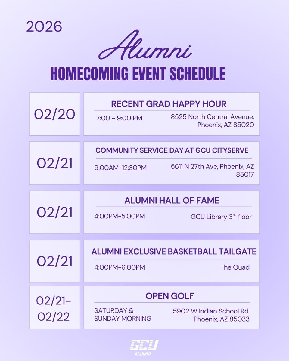 GCU Alumni tweet media