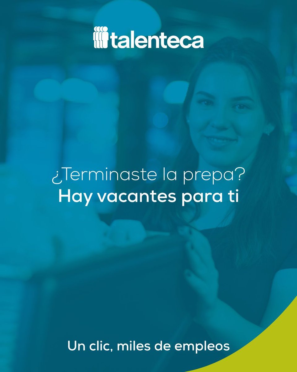 #MartesDeVacantes alert 🚨
Hoy encontrarás oportunidades laborales donde tu escolaridad sí cuenta.

Da clic 👉 talenteca.com/empleos?e=Medi… y conoce las vacantes activas que tenemos para ti.

🖱️ Un clic, miles de empleos.
#Empleo #DíaDeVacantes #OportunidadLaboral