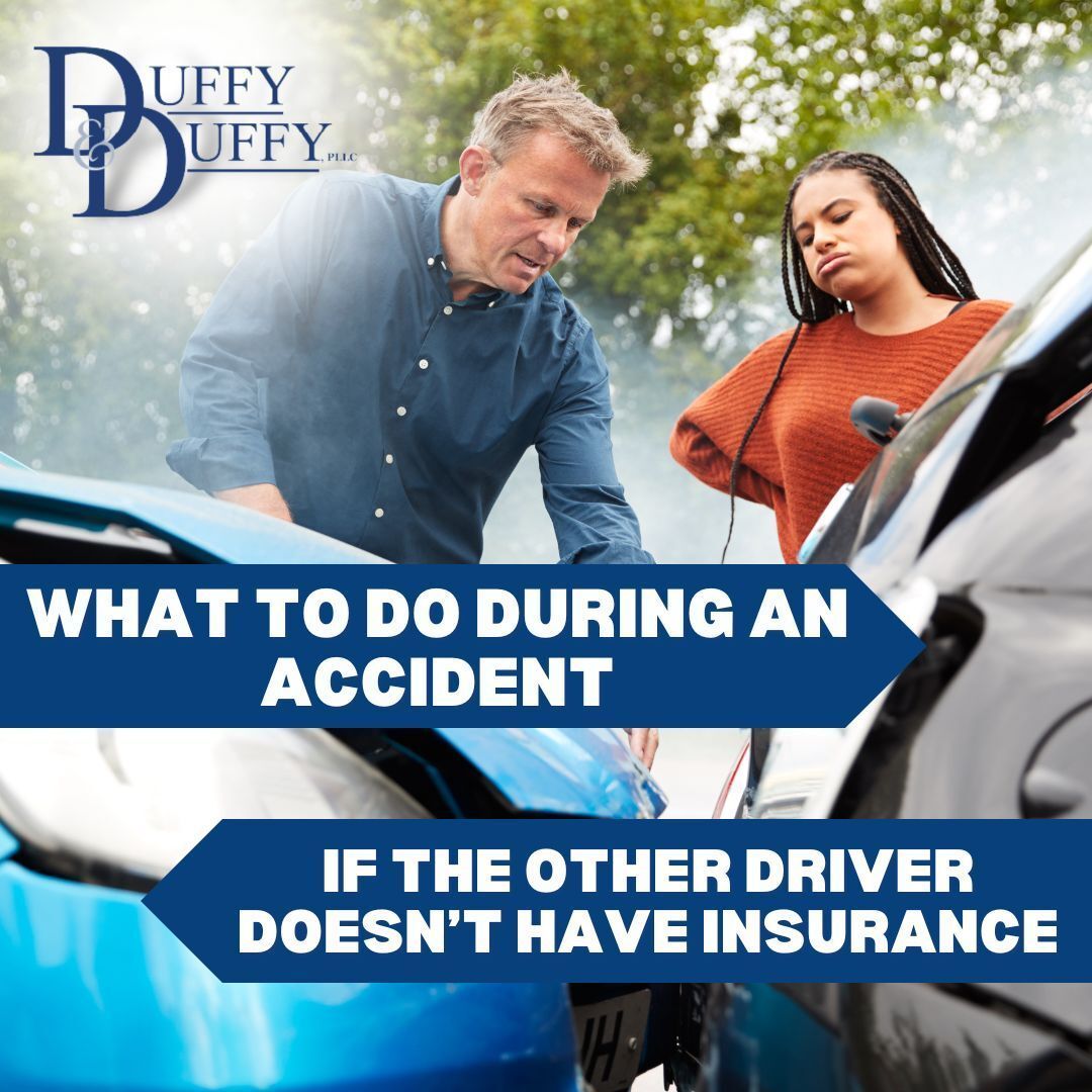 Accident with an uninsured driver? Stay safe, call the police, document the scene, and report the crash to your insurer. Legal guidance can protect your rights. Duffy &amp; Duffy is here to help you navigate you options.

buff.ly/3Wu18Ym 

#Law #AutoAccident
