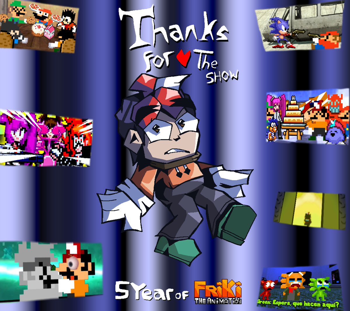 Today marks 5 years Aniversary of Friki The Animations Series 🥳