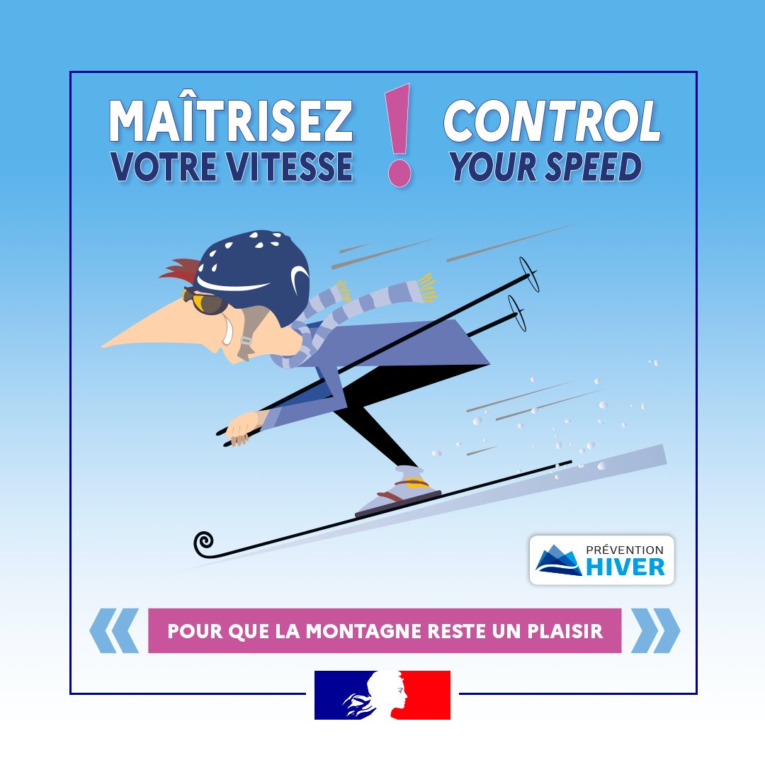 #Prévention | En montagne, je m'adapte aux conditions du jour !
🌨️ météo et bulletins neige et avalanches 
🧘‍♀️ capacités physiques et votre état de forme.
🟢🔵🔴⚫️ piste de mon niveau
Vivez la montagne en #HauteSavoie en toute sécurité !
haute-savoie.gouv.fr/Actions-de-l-E…