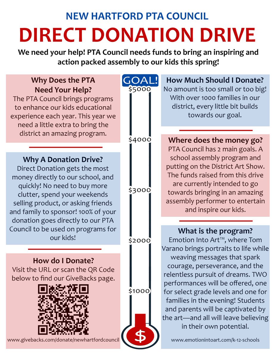 NHCSD's tweet image. PTA Council Direct Donation Drive psqr.io/vBjGLebrrb via @ParentSquare