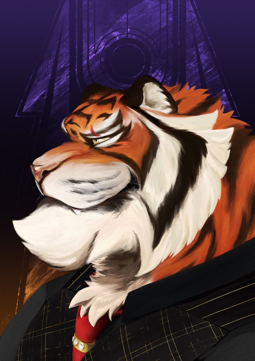 Kicking off the year with a big and stronk fella~ 🐯