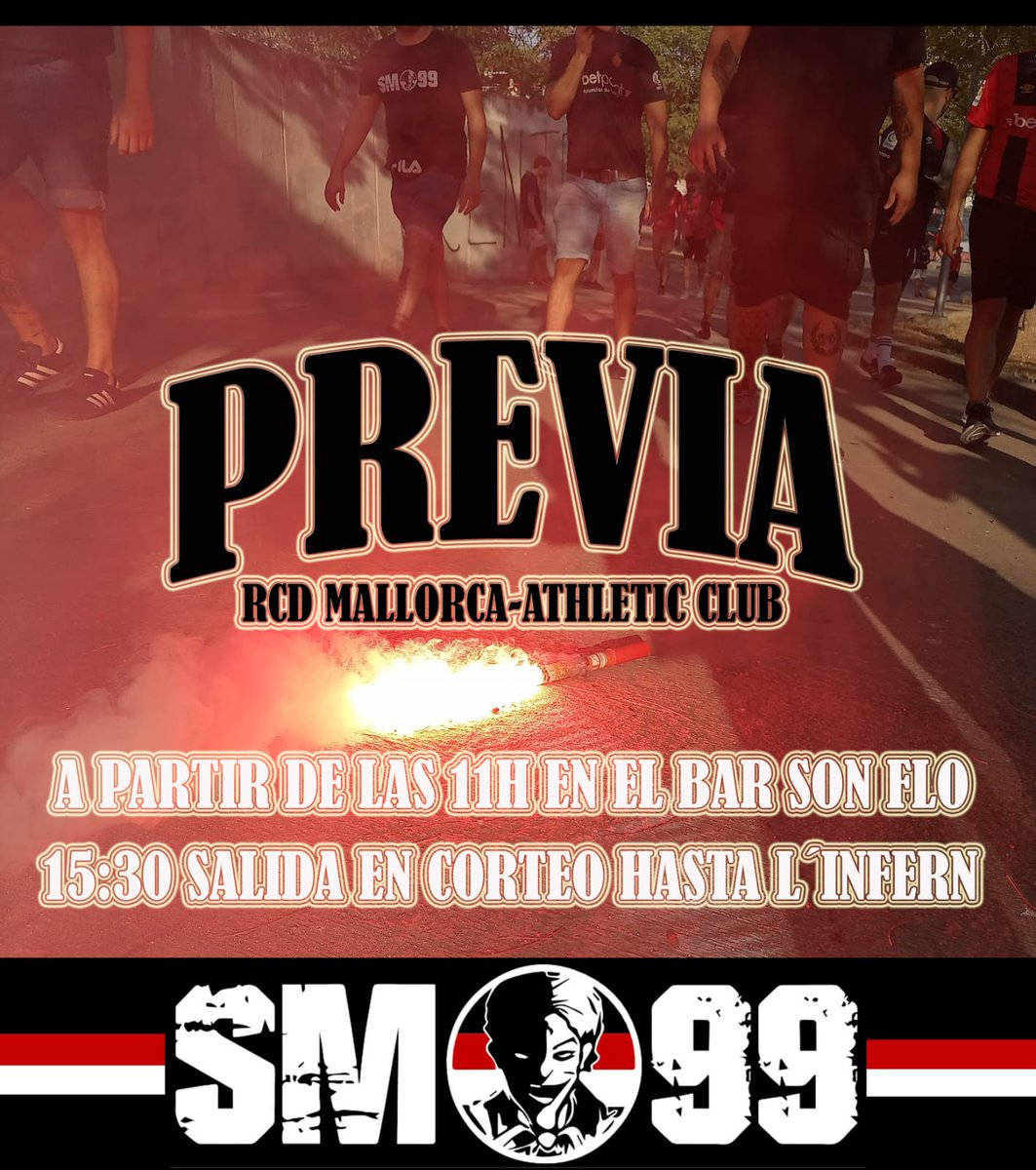 supportersmca99's tweet image. Día de unión, día de mallorquinismo, día de demostrar que estamos más unidos que nunca.

Tots junts, com sempre! 🔴⚫

ENDAVANT @RCD_Mallorca