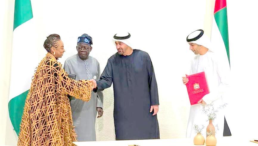 aonanuga1956's tweet image. STATEHOUSE PRESS RELEASE

Nigeria's trade deal with the UAE: Minister Jumoke Oduwole explains what Nigeria stands to gain from CEPA

Today marks a historic milestone in Nigeria's trade relations. The Federal Republic of Nigeria and the United Arab Emirates signed a Comprehensive…