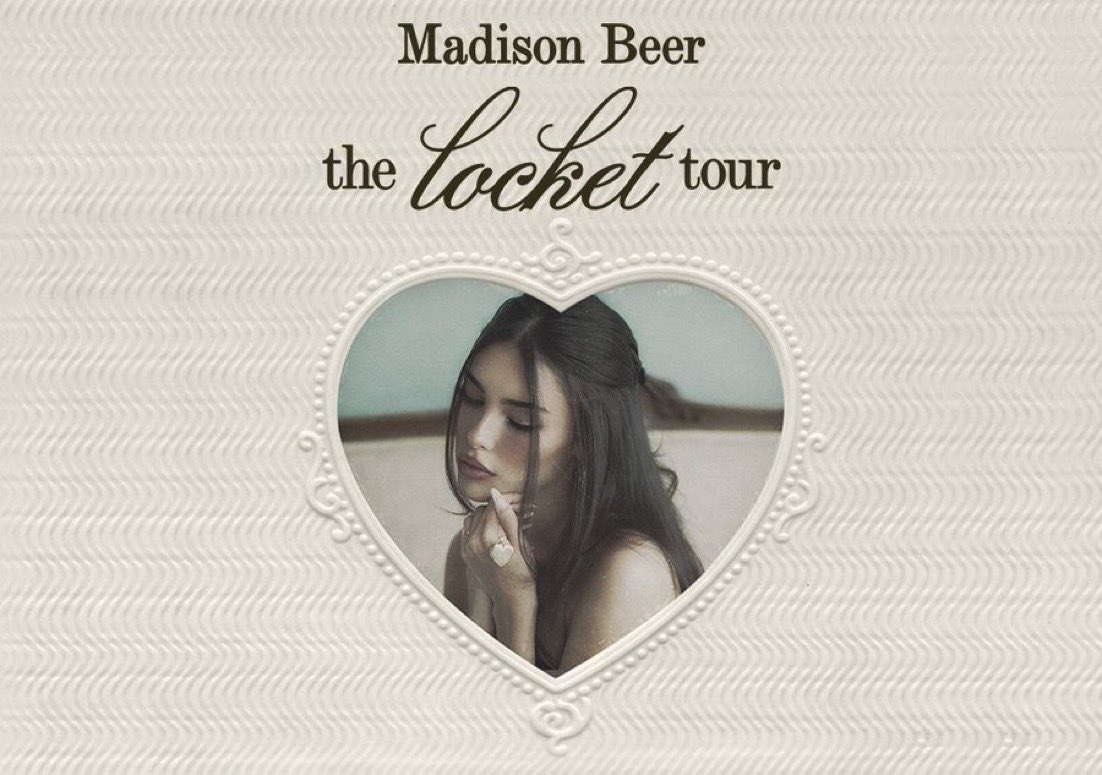 concertleaks's tweet image. VIP for Madison Beer’s the locket tour will not include meet and greet.