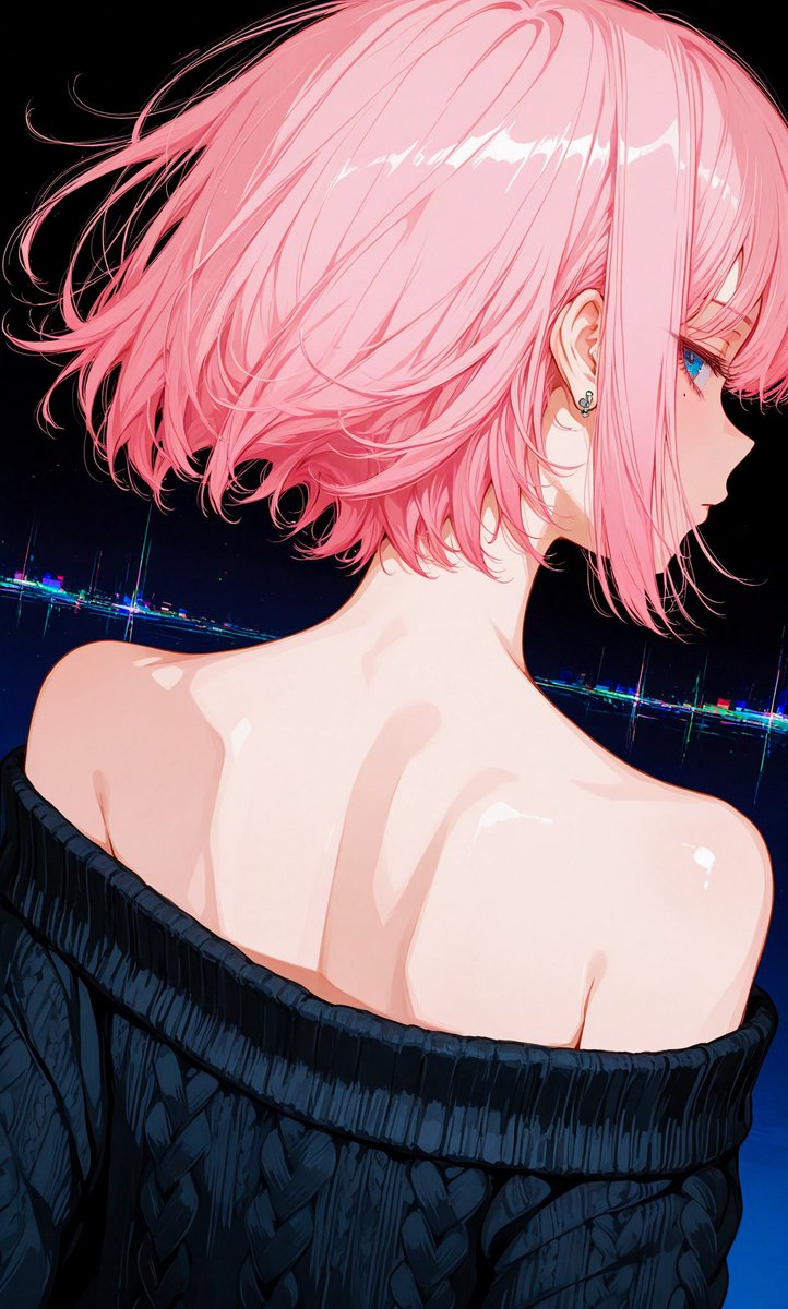 OC 今日、5時間はプロンプト研究しイラスト生成してた 2枚目の全身で目