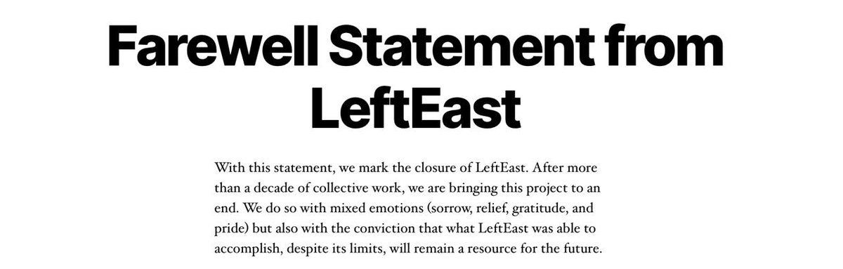 LeftEast tweet media