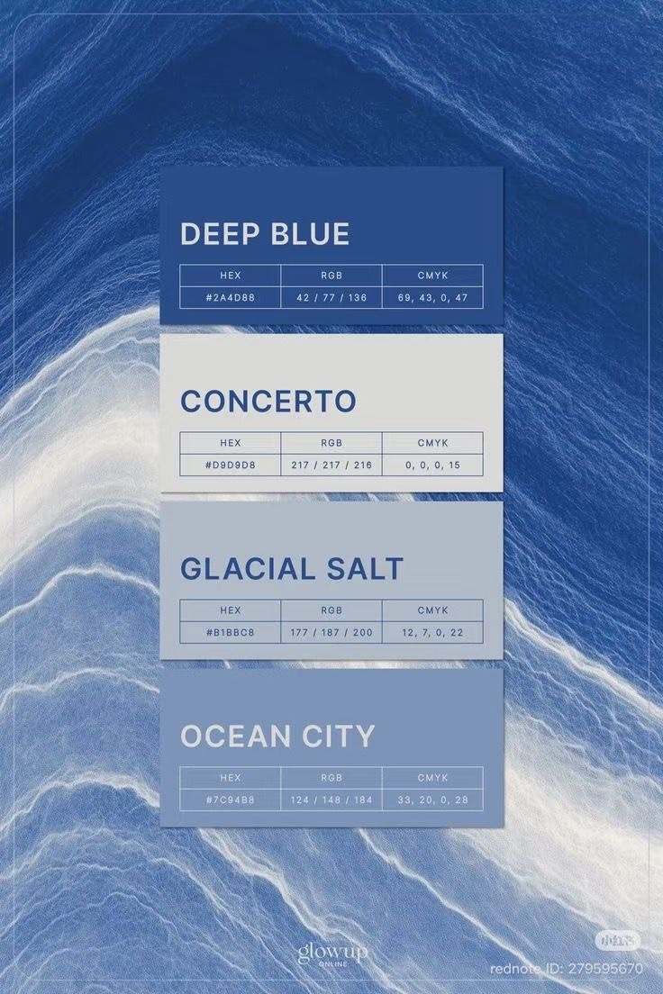 deep blue concerto glacial salt ocean city — cool tones guide
