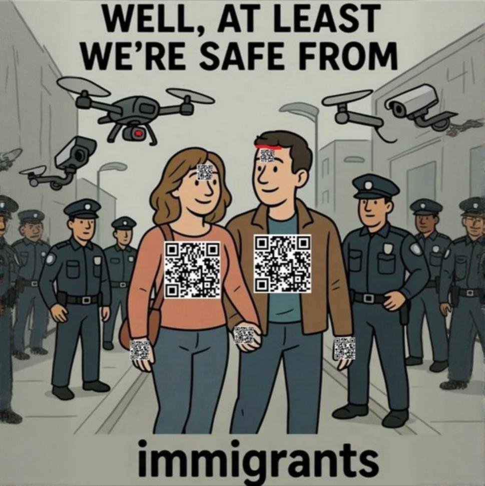 JasonBassler1's tweet image. In 2025, ICE had a $28.7B budget — the 14th largest military budget on the planet. Now they're using it to build one of the largest, most comprehensive domestic surveillance machines in history.

Pushed immigration hysteria? 
Congrats on your new police state. You earned it.