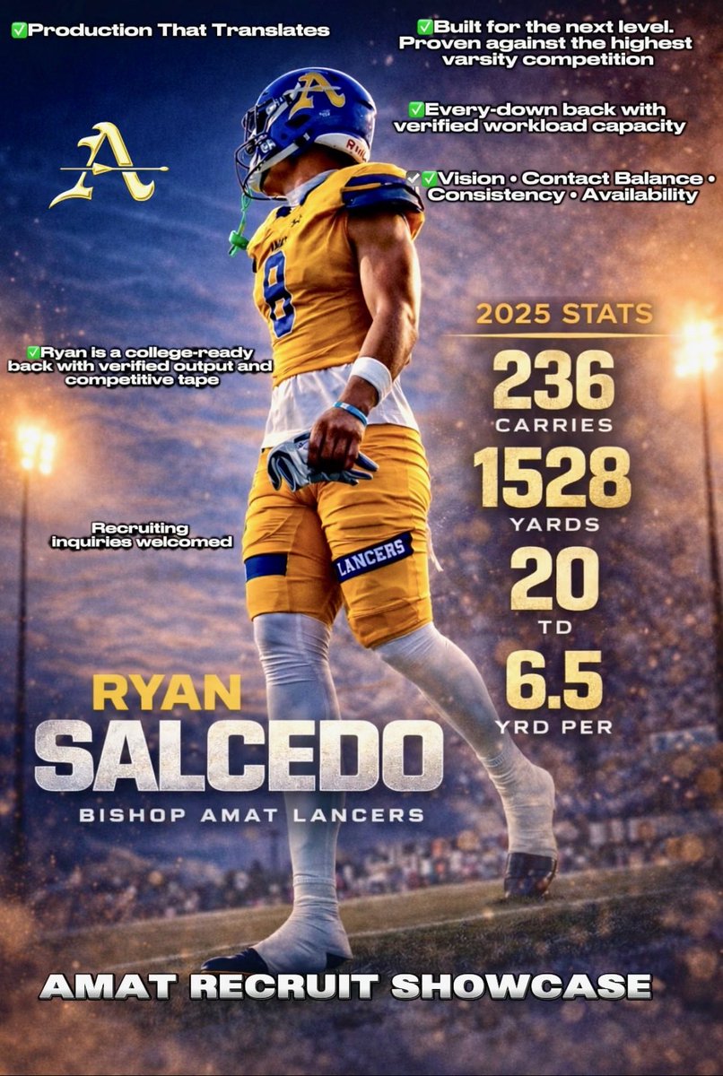 Bishop Amat Football tweet media