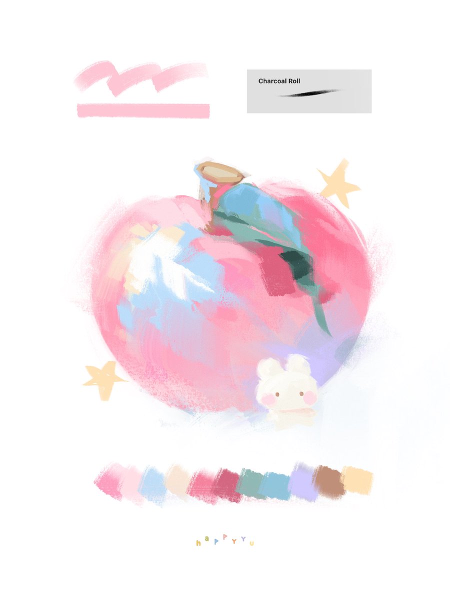 happyyu_'s tweet image. Pink apple 🍎💕✨