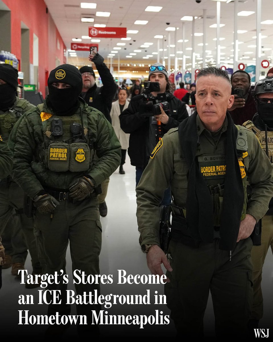 The federal immigration crackdown in Minnesota has descended on the stores and parking lots of Target, putting the hometown retailer in a tough political spot as it faces pressure from some locals to keep border protection agents out. on.wsj.com/49lmbe6
