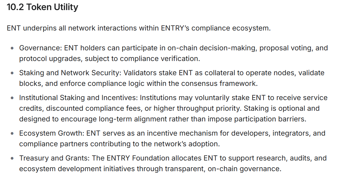 Recently, the Entry web platform added the $ENT utility token. What is ...