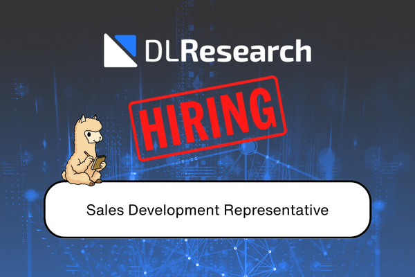 DL Research is looking for a crypto-curious, smart, organised junior to help us research companies, find decision-makers, and build our sales pipeline. You’ll grow into outreach and deal support over time.

- Great entry-level role
- Remote
- Clear growth path
- 🦙

DMs open!