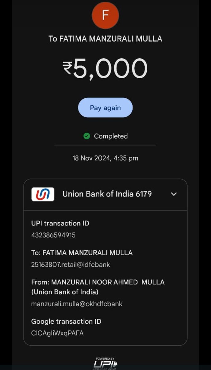 ManzuraliMulla's tweet photo. @IDFCFIRSTBank  @RBI @RBIsays @cpgrams @DFS_India  we mwdw the payment as oerthe msg rec'd for settlement and we spoke to idfc guy and he said we got  the payment details and we will take care of it https://t.co/J0Vge1BGez