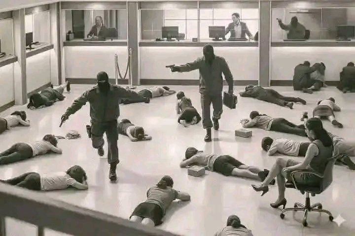 EILMELDUNG 🚨  🚨
Während eines Raubüberfalls in Simbabwe rief der Dieb allen Anwesenden in der Bank zu:

„Nicht bewegen! Das Geld gehört dem Staat – euer Leben gehört euch.“

Alle in der Bank legten sich ruhig hin.
Dies nennt man „Denkweise ändern“ – die traditionelle Denkweise