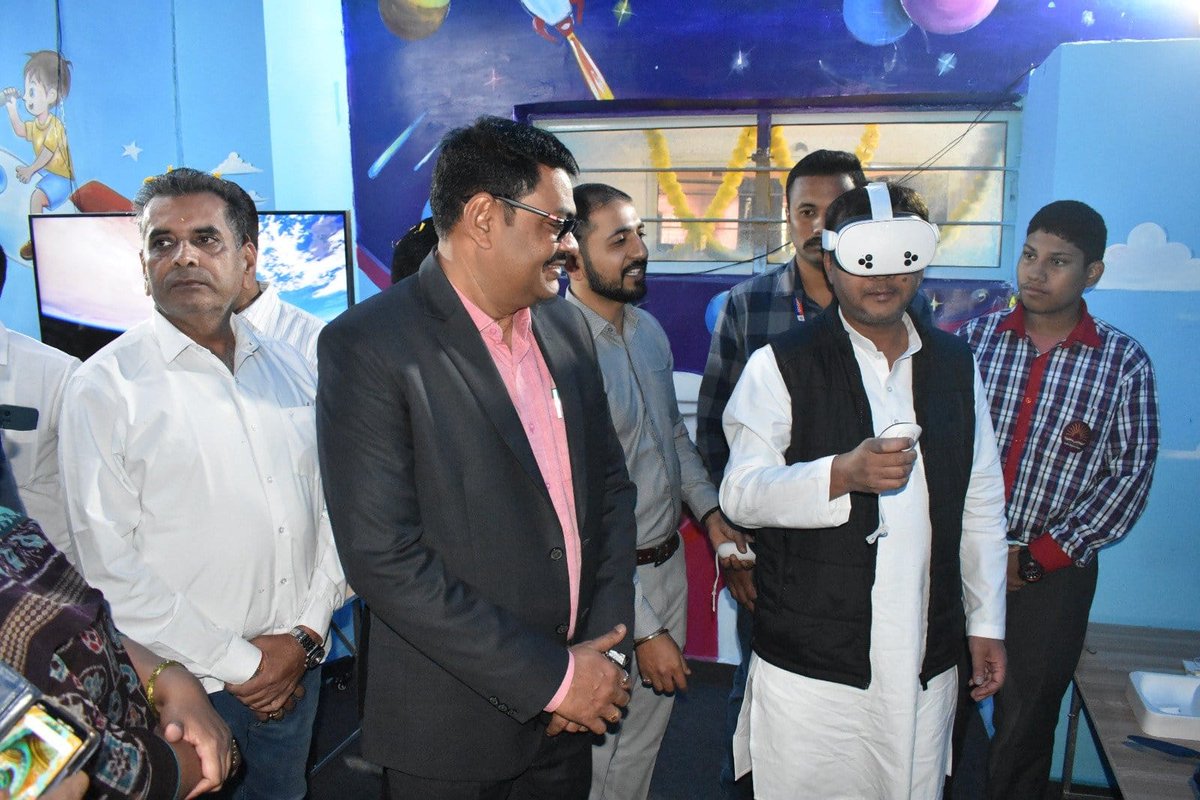 saptagiriulaka's tweet photo. Proud to launch Odisha’s first-ever Government School Space Lab, provisioned through #MPLADS, in tribal Koraput bringing ISRO-certified space learning, rockets, satellites & robotics to our rural students. Talent is everywhere; opportunity must be too. #KVKoraput #SpaceForAll 🚀 https://t.co/zn7CRq8fF4