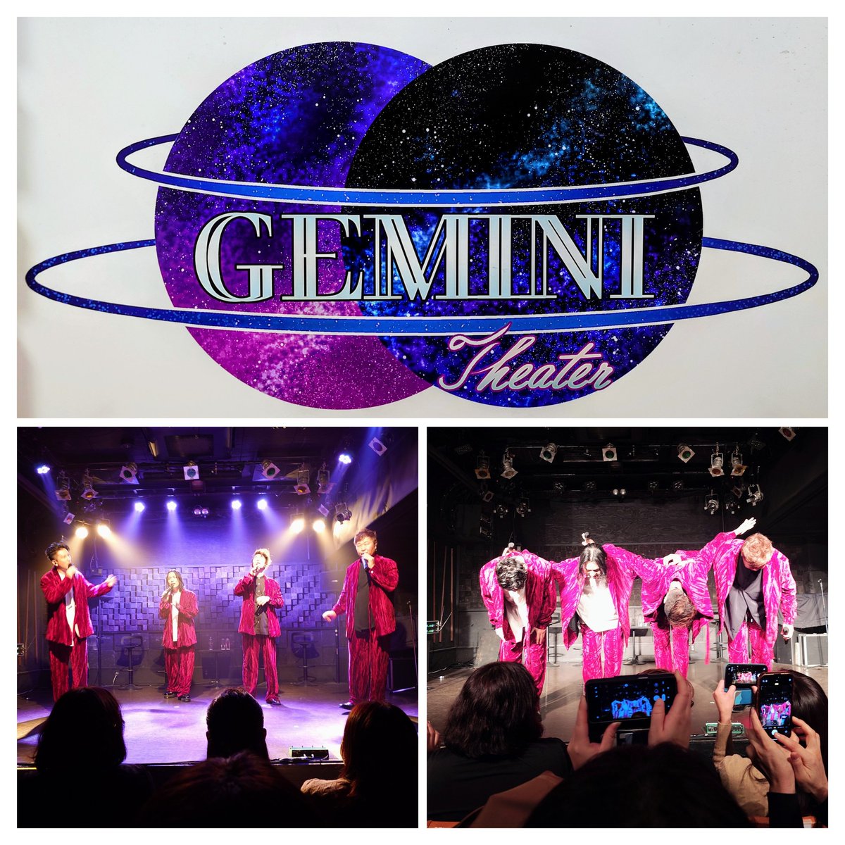 TOMO19985326's tweet image. 鱧人ライブ in 二子玉川
@hamojinkun 

仕事そっちのけで推し活✨❤️‍🔥
至極のアカペラ☆ごちそうさまでした(^^♪

楽器を使わない玄人衆のレアなひとときも(ﾟдﾟ)！

えがったぁー🤗
明日はファンミ＼(^o^)／

#鱧人 #hamojin #ライブ