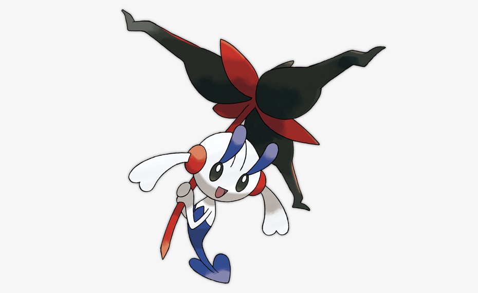 Lewchube's tweet image. we now have official Sugimori-style pokemon art of Eternal Flower Floette after 3000 years