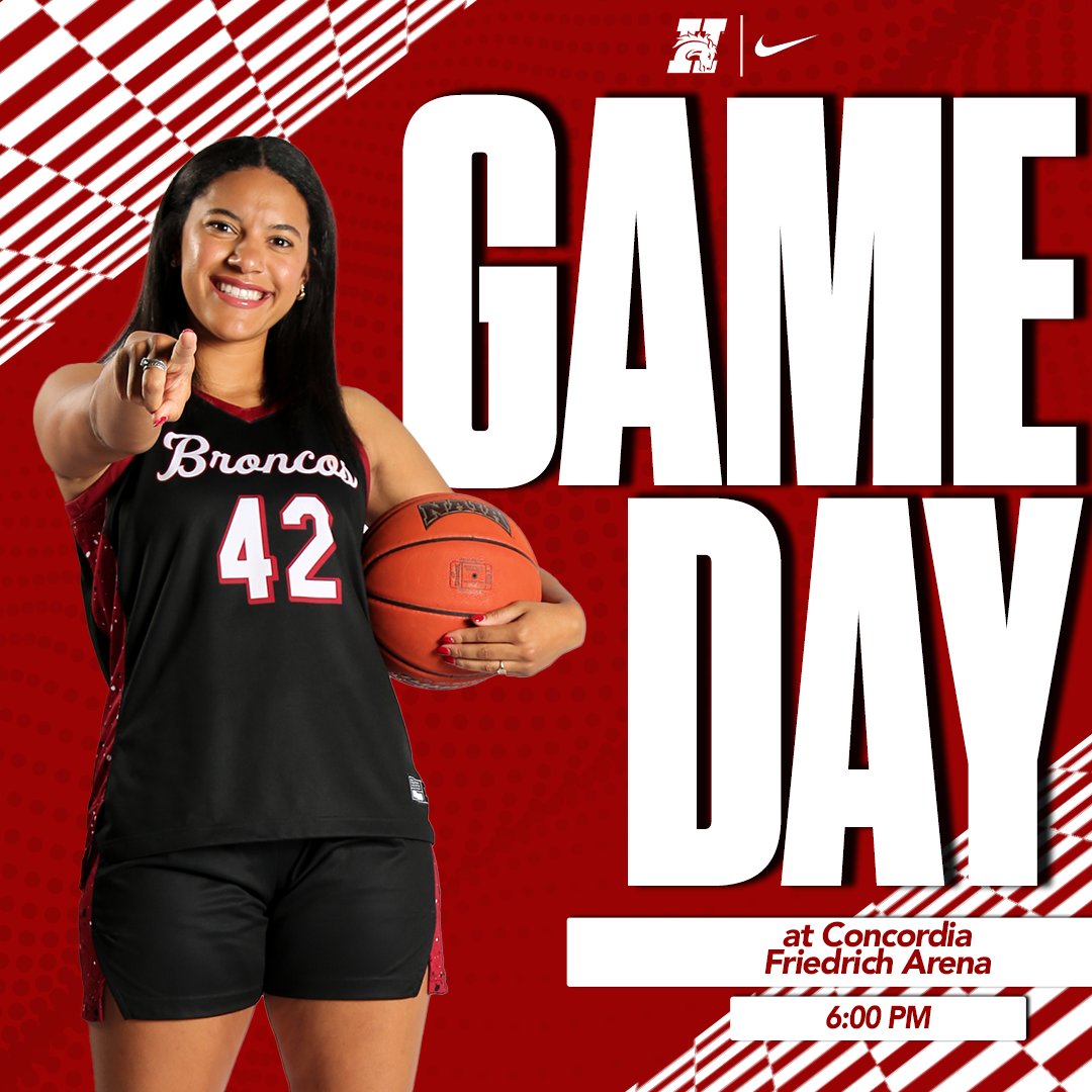 ❗️IT'S GAME DAY❗️
We are in Seward to take on #9 Concordia tonight at 6pm!
📺: hastingsbroncos.com/links/vpoptn
📊: hastingsbroncos.com/sports/wbkb/20…
🎙️: hastingsbroncos.com/links/h5nesj
#GDTBAB