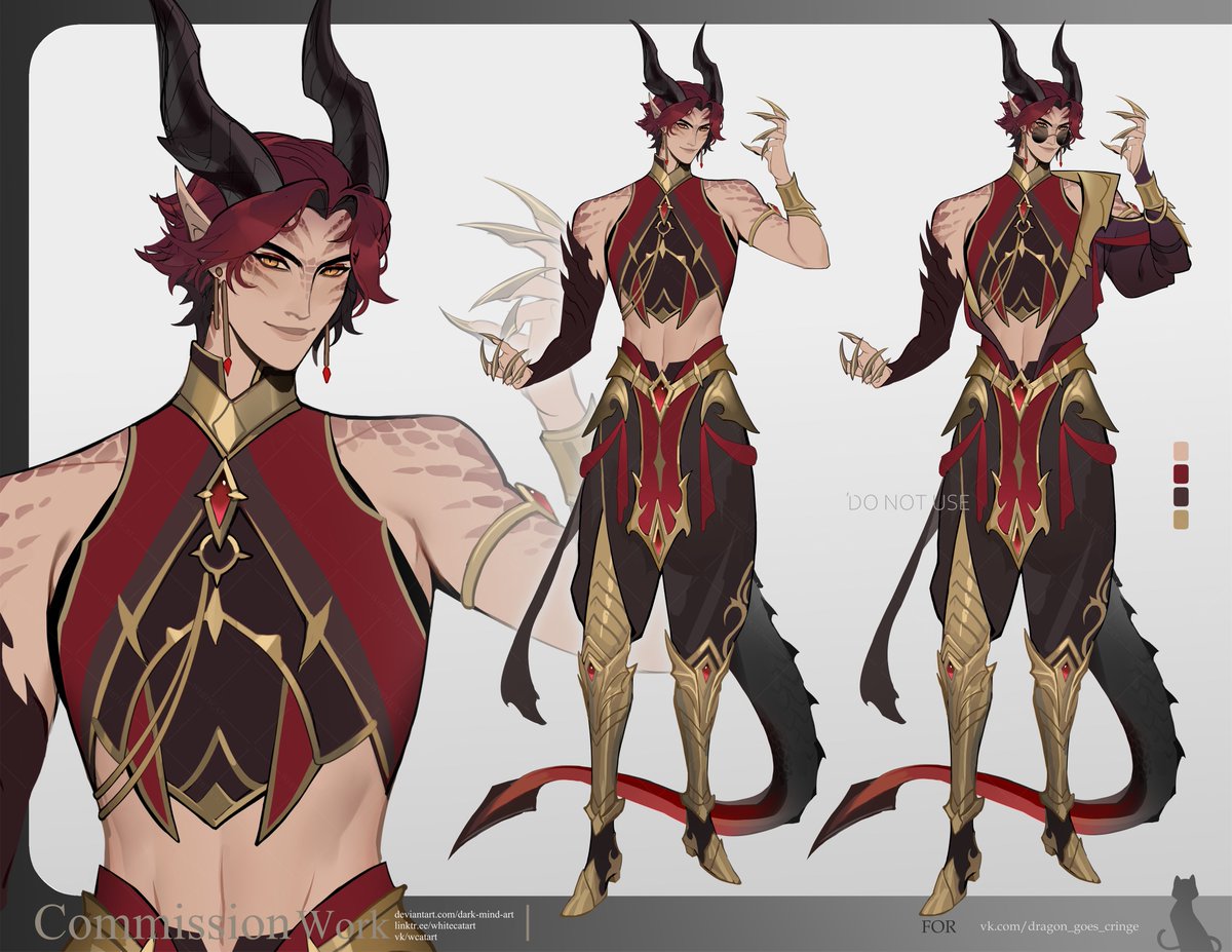 whitecatart's tweet image. sketch redesign for Techno Meowblaze 🐾 #Commission   #worldofwarcraft  #characterdesign