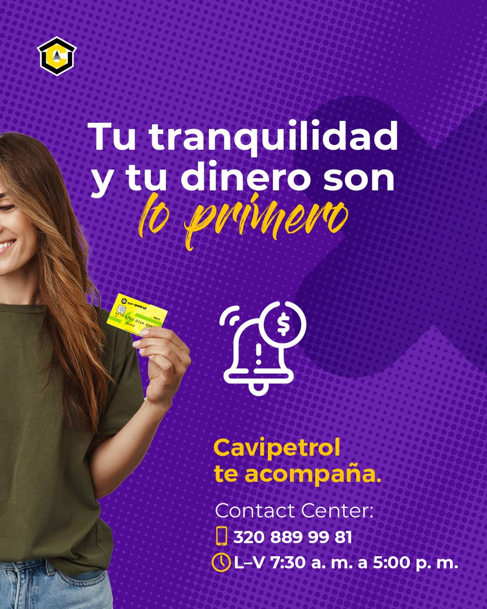 Si pierdes o te hurtan tu tarjeta, actuar a tiempo es clave. 🔒
Te contamos cómo bloquearla de forma segura y evitar movimientos no autorizados.

💬 Comenta 💛 si no conocías esta información.