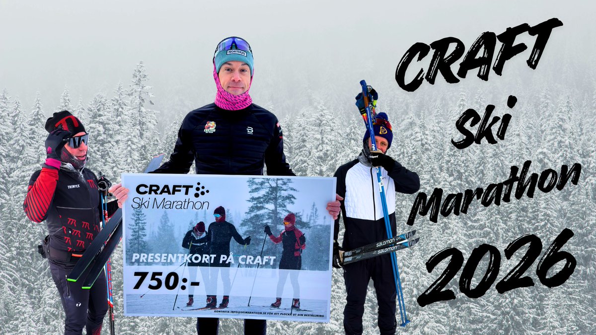 AddeSteek's tweet image. Craft Ski Marathon 2026

addesteek.se/2026/01/craft-…