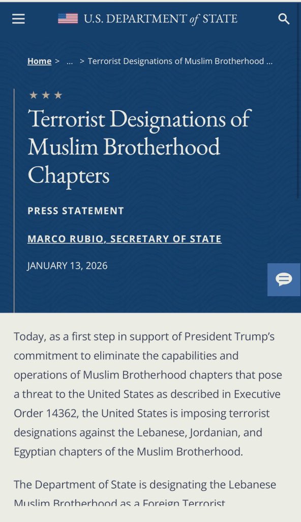 SebGorka's tweet image. Oh ye of little faith. 

Now it is official. 

President @realDonaldTrump has designated three Muslim Brotherhood organizations today, including the original and most important Egyptian one. 

This action should have occurred decades ago. But we needed a Commander-in-Chief who…