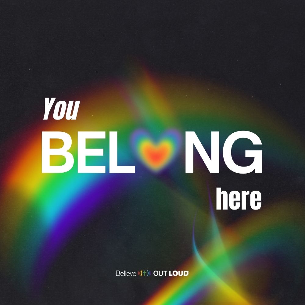 Let this be your reminder today: You don’t have to change who you are to be loved by God. You belong. Your story belongs. Your questions belong. There is room for all of you here. 🌈