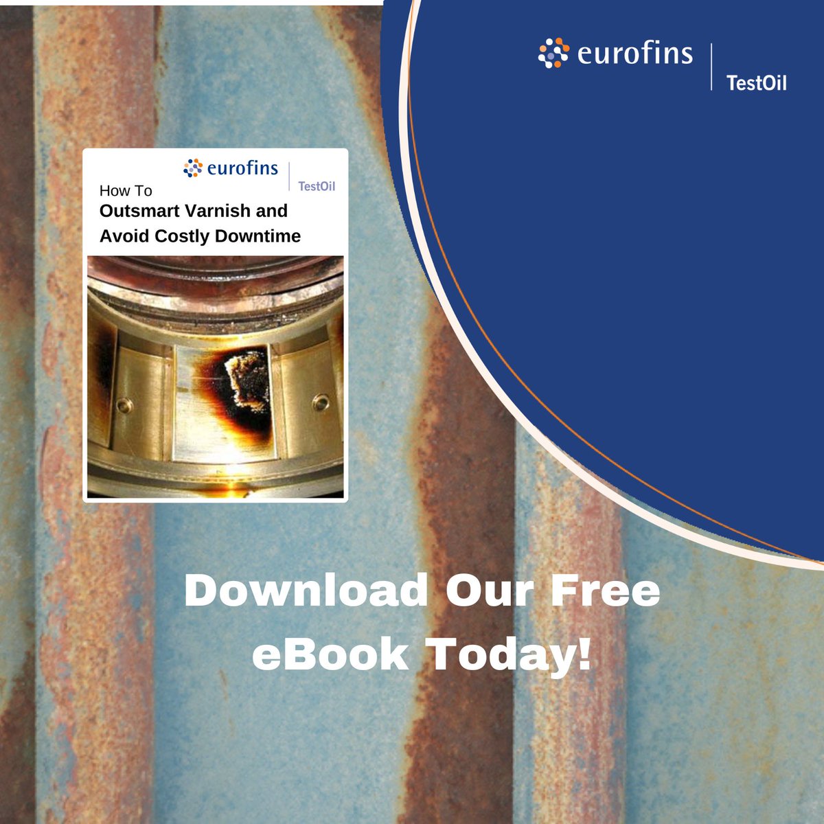 Our free eBook, "Outsmart Varnish and Avoid Costly Downtime," outlines #oilanalysis techniques to help you proactively manage #varnish. Discover how to identify early indicators, track development, &amp; mitigate damage before it affects operations. Download: hubs.la/Q03Zj-SG0