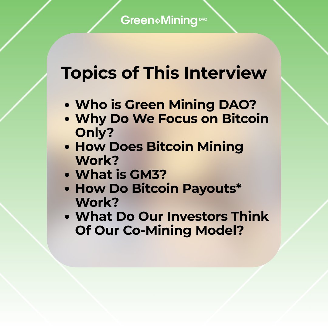 Green Mining tweet media