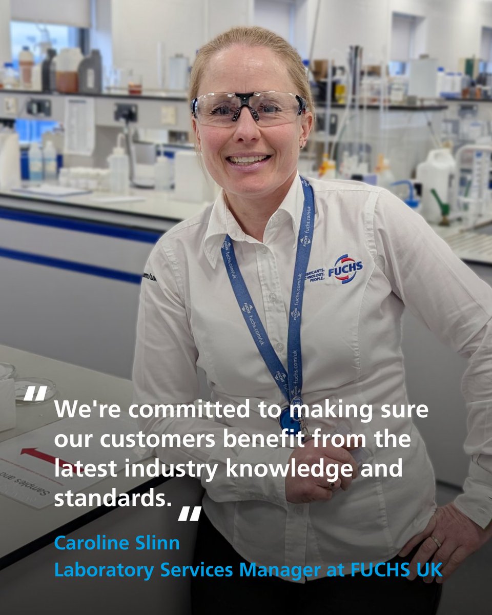 FUCHSLube_UK's tweet image. Caroline, our Customer Services Laboratory delivers fast, reliable insights to solve real-world customer challenges. 📊

At FUCHS, Moving Your World goes beyond lubricants — we stay connected to deliver greater value. 🔗

#FUCHS #MovingYourWorld #WhoKeepsFUCHSMoving