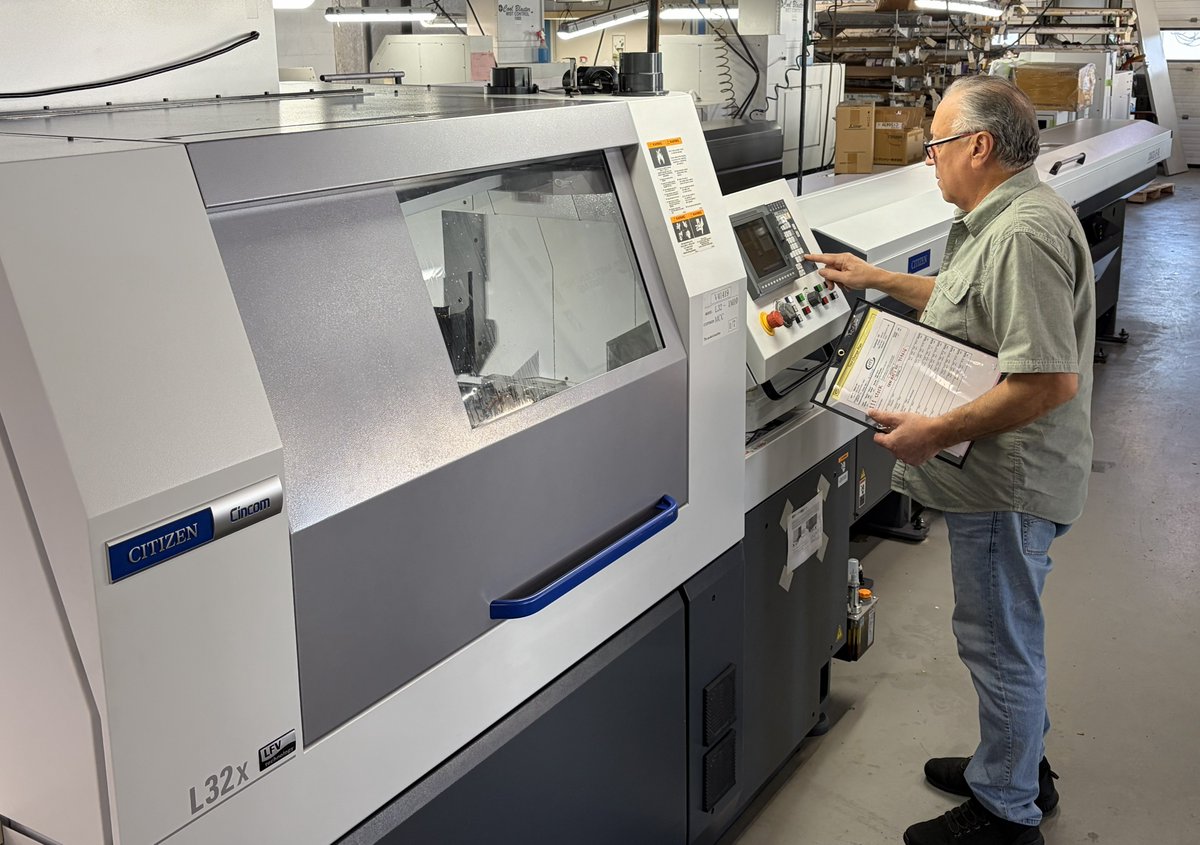 HighTechTurning's tweet image. 💥Power Up💥HTT is growing with new Citizens L32X &amp;amp; L20X Swiss Lathes, 2 of the world’s most advanced #CNCmachining centers delivering intricate geometries &amp;amp; tight tolerances for customers’ complex precision components. Learn more: hightechturning.com/capabilities/o…

#MedTech #manufacturing