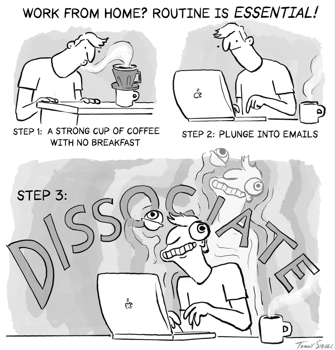 TommySiegel's tweet image. routine is essential