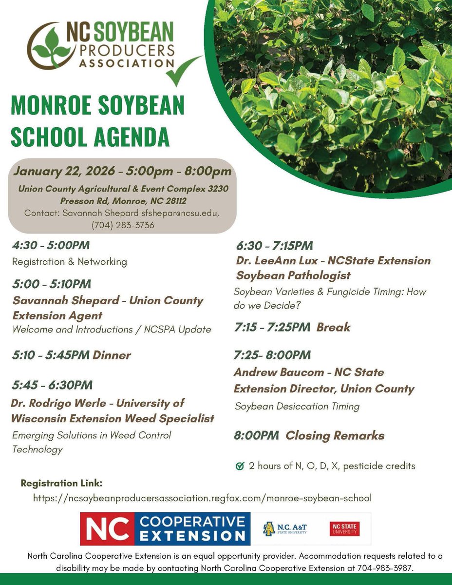 NC Soybean Producers Association tweet media