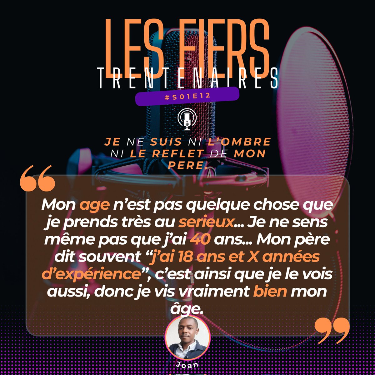 <a href="/junior_le_beau/">ʟᴇs sᴛᴏʀɪᴇs ᴅᴇ ᴊᴜɴɪᴏʀ ʟᴇ ʙᴇᴀᴜ</a> <a href="/Observateurfang/">Lord Yoan of Nkoltang, PSG 🏆</a> I E L A D I T 🎙️ JOAN &amp; JUNIOR

Bonsoir Les Trentenaires, 
Les Fiers...

Je sais que je suis très en retard sur les publications mais bon, je vous avais dit qu'il me fallait un peu de repos et j'en ai pris.