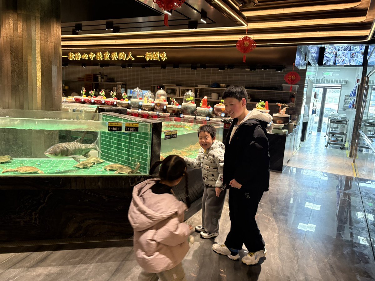 Yishum1004's tweet photo. 吃一下20斤的生态包头鱼，真的是太夸张了吧。 https://t.co/WkJefreaXK