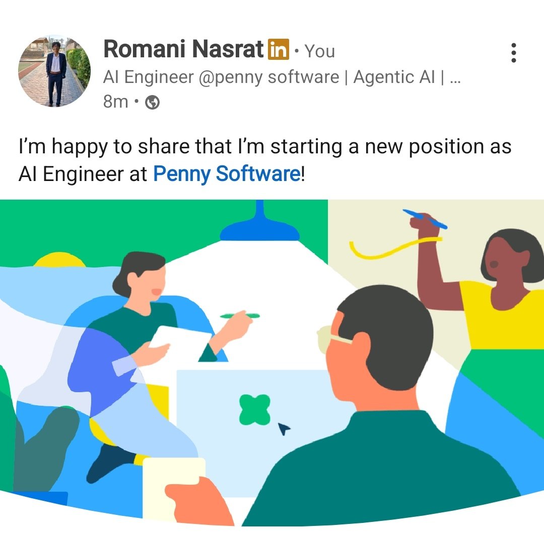 RomaniNasrat's tweet image. 8 بدل 6 بس الحمدلله أحياناً بتظبط.
اول مره تيجي عن طريق لينكيد أن.