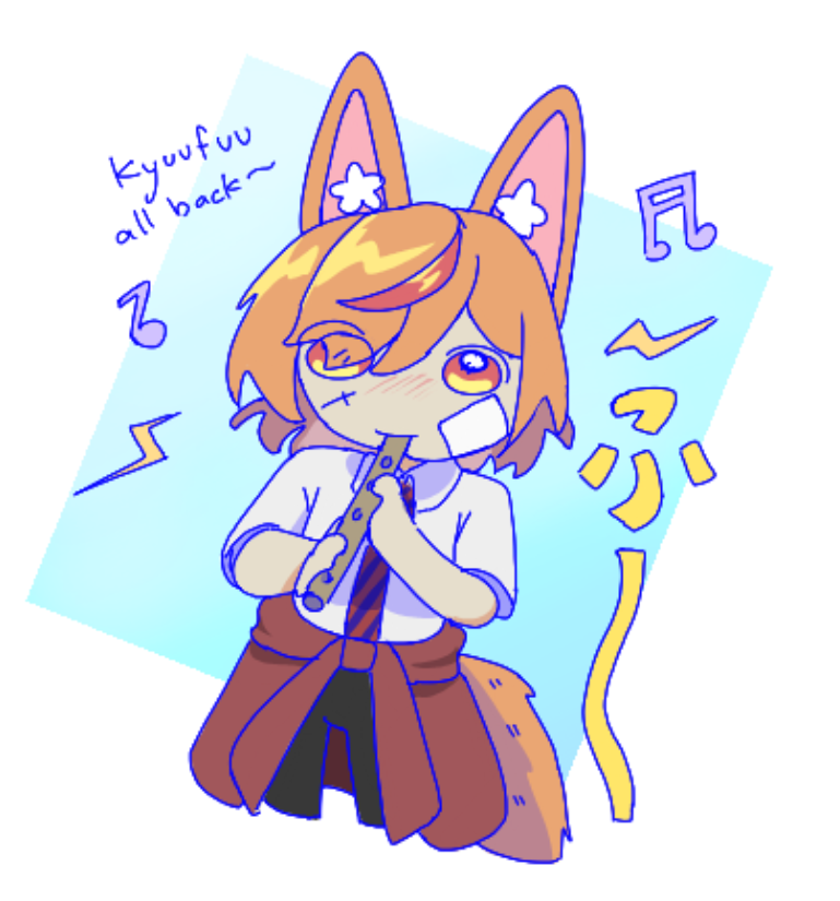 ふーー～～～ #OC #Chibi