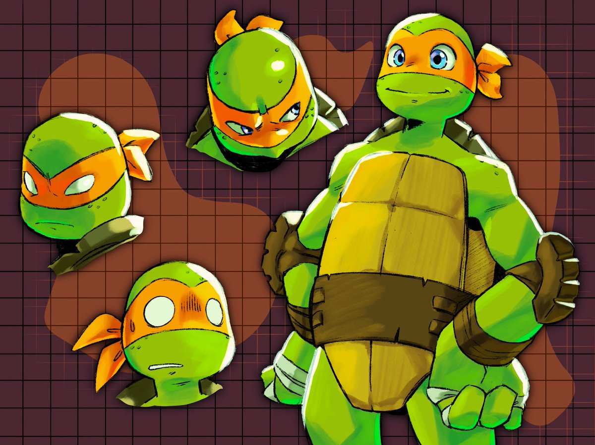 2012 mikey study #2012mikey #tmntmikey #tmnt2012