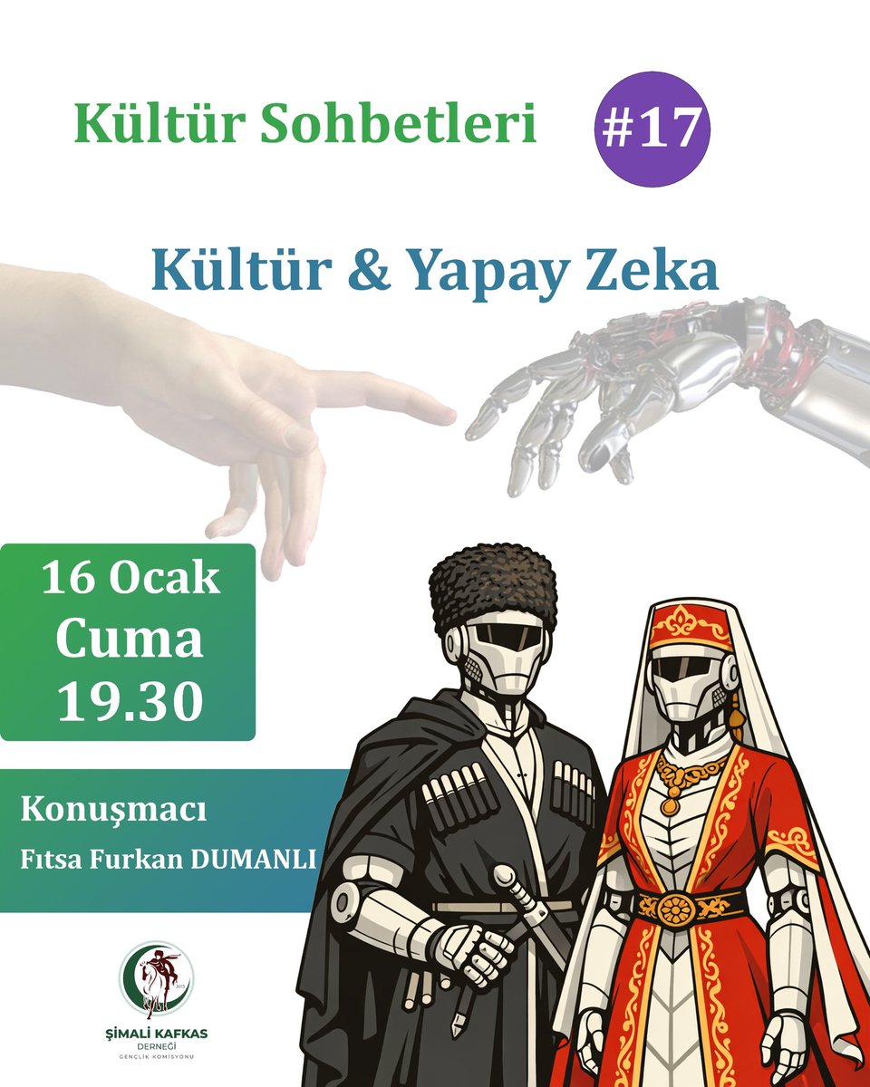 simaligenclik's tweet photo. 🤖 Kültür ve Yapay Zeka

 Bu hafta Kültür Sohbetinde zihin açıcı soruları masaya yatırıyoruz 🛌🏻💤 

📍Hayatımızın her alanına giren Yapay Zeka, kültürü nasıl etkiliyor? https://t.co/tuHLKX8KLn