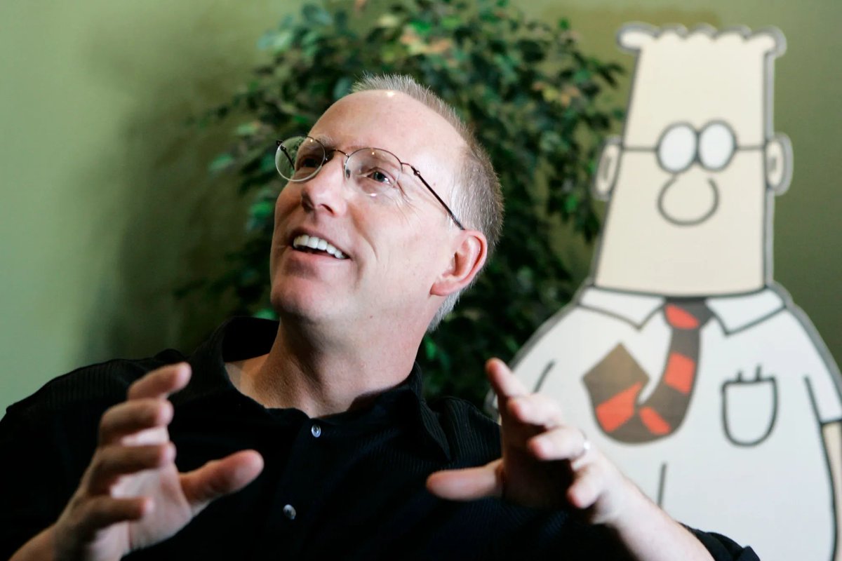 walterwhitepill's tweet image. Scott Adams was a real one to the very end. Salute to a good man. Some banger quotes:

- If you spend all your time arguing with people who are nuts, you'll be exhausted and the nuts will still be nuts.

- I used to be stupid but I've turned that situation around 360 degrees.

-…