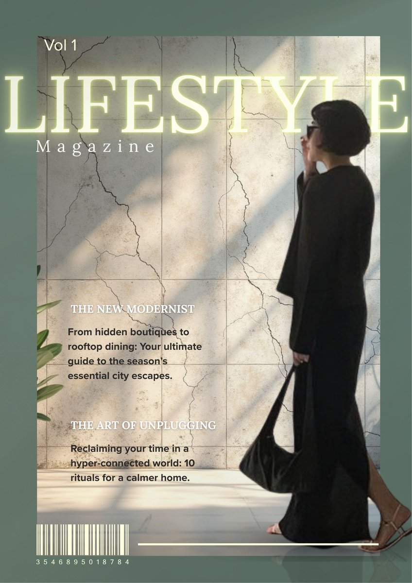 Jeffery_chukwu's tweet photo. Creating something fresh. 🎨
A little BTS of a lifestyle magazine I’ve been crafting,
Here's a look on the cover Page.
What do you think about how these colors are playing together??
More to come soon!
#DesignUpdate #EditorialDesign #GraphicDesigner https://t.co/LyqEOkuGS8