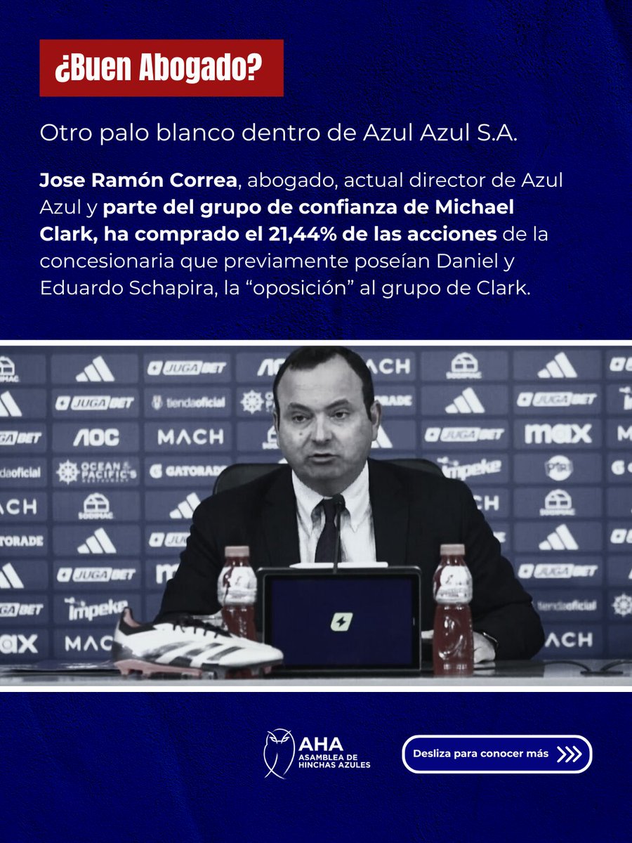 [Hilo] ¿Buen abogado? Se afianza la mafia de Michael Clark en el directorio de la S.A 💰
