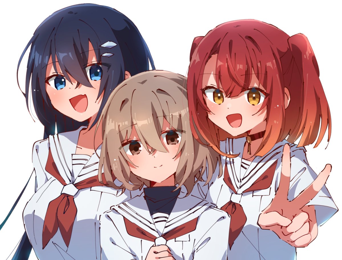 xxxcustardxxx's tweet image. 私を喰べたい、ひとでなし
八百歳比名子、近江汐莉、社美胡

#わたたべ　#watatabe